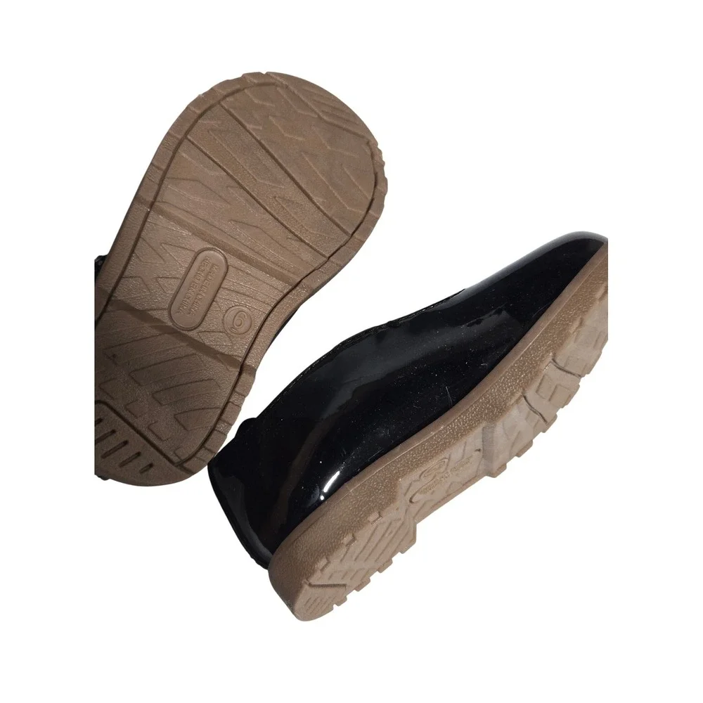Old Navy Black Patent Mary Jane Buckle Toddler Shoes‎ Girls Size 6